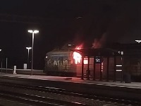 Požar u BG vozu (VIDEO)